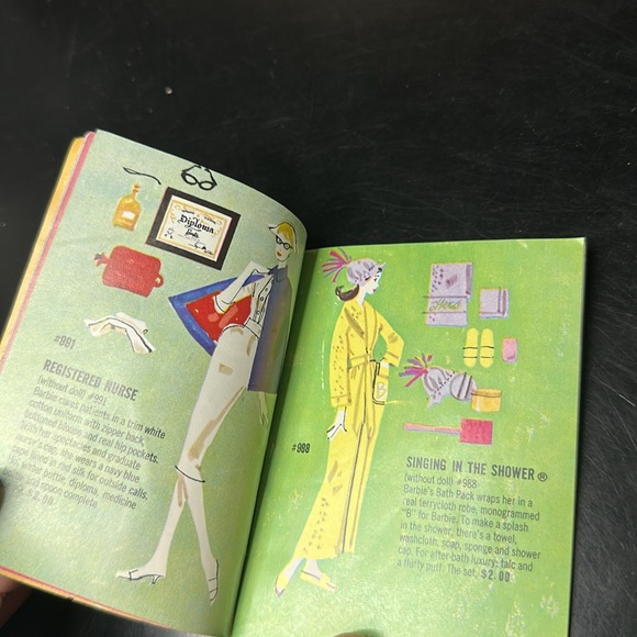 Barbie and Ken Vintage 1960s Mini Teenage Fashion Model Booklet Magazine Catalog - Picture 4 of 6